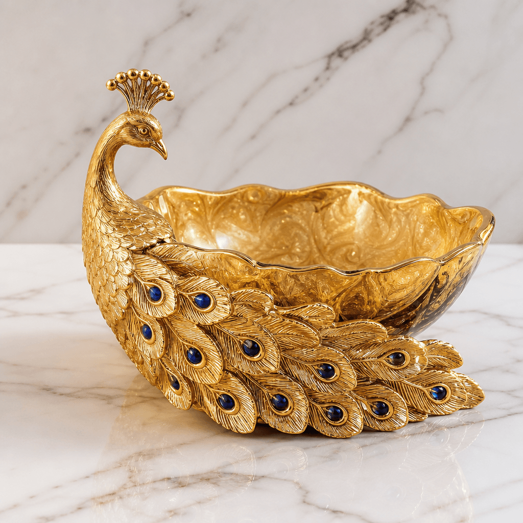 Regal Peacock Footed Bowl