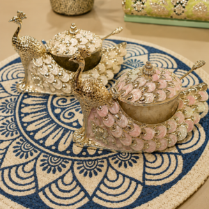 Royal Peacock Design Storage Box